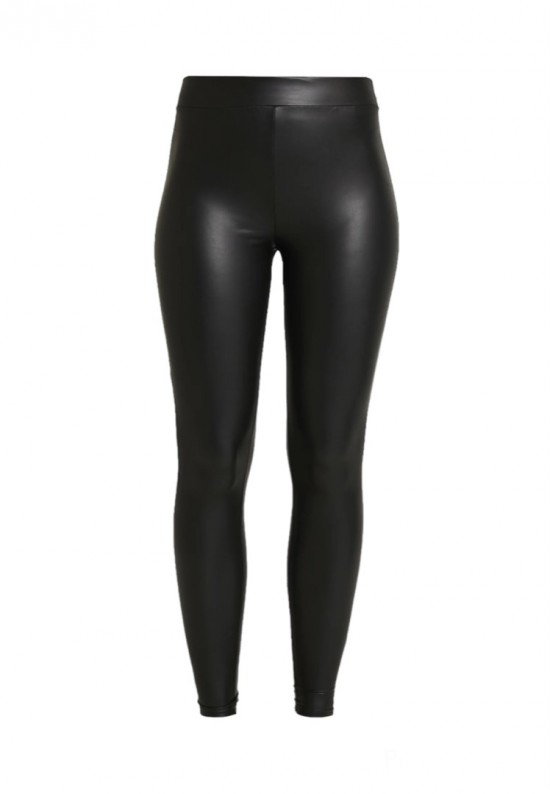 Leatherlook legging zwart