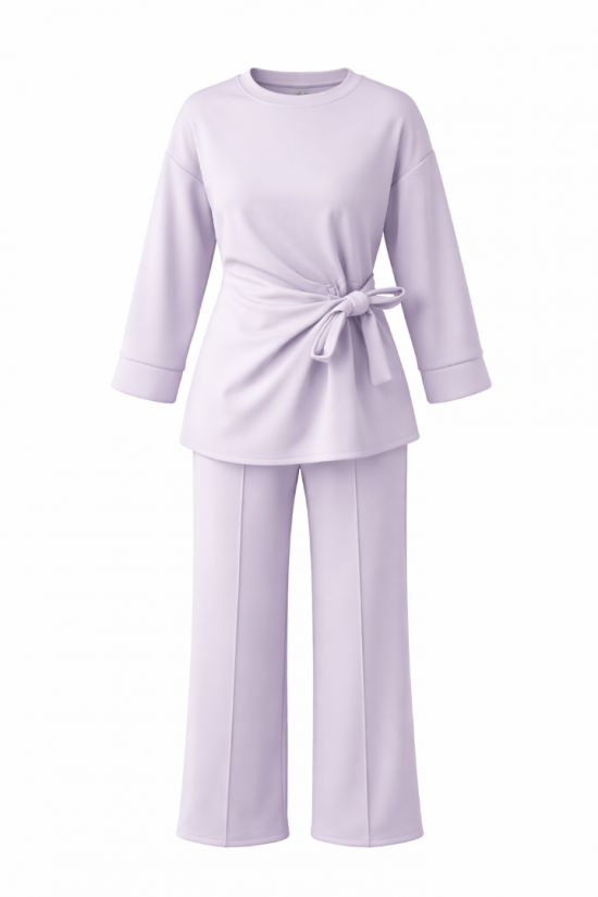 Set strikdetail lila