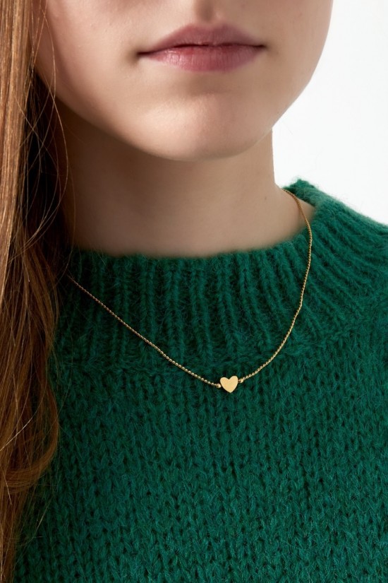 Ketting hart goud