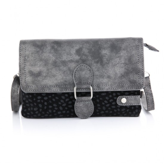 Crossbody tas Cheetah Black gray silver