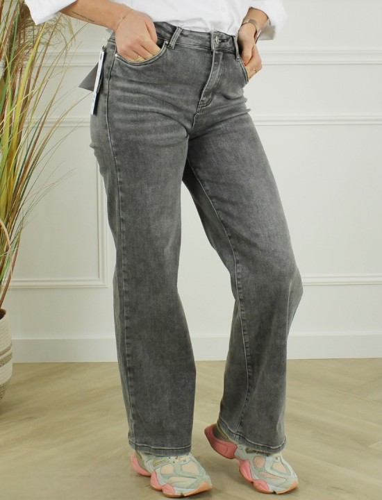 Goodies wide leg jeans grijs