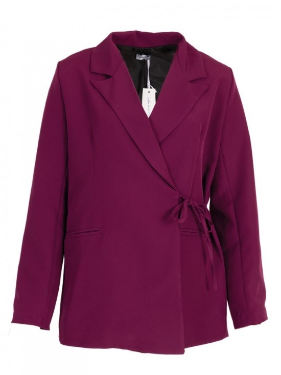 Azzurro blazer prugna