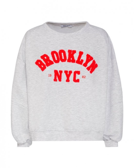 Sweater Brooklyn grijs