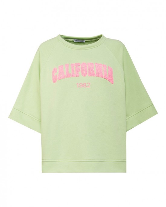 Sweatshirt California mintgroen