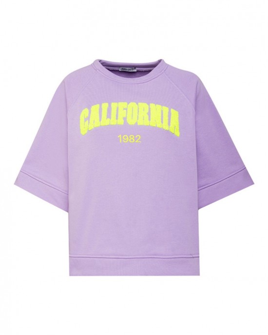 Sweatshirt California lila