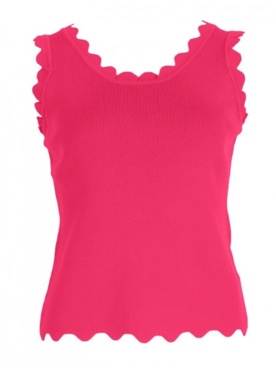 Azzurro schub top fuchsia