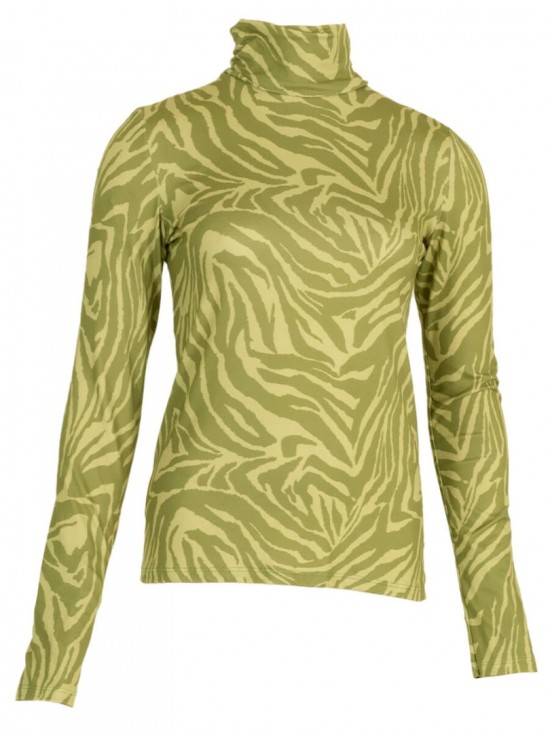 Azzurro zebra top lime groen