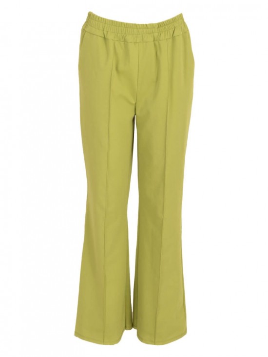 Combineer met de Azzurro comfy pantalon lime groen