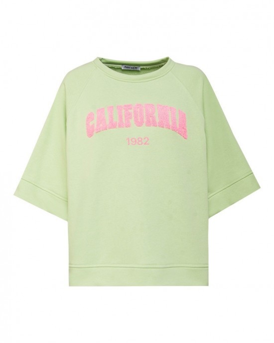 Sweatshirt California mintgroen
