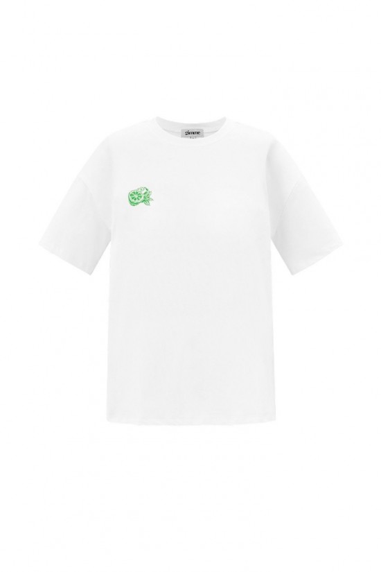 T-shirt orange lemonade off white