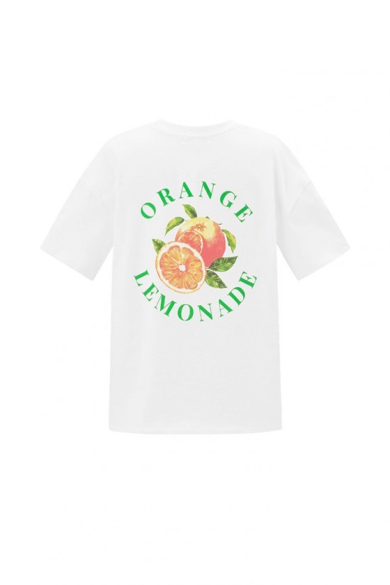 T-shirt orange lemonade off white