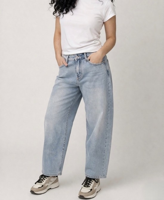 Wauw balloon jeans lichtblauw