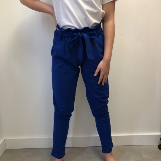 Broek kobalt blauw