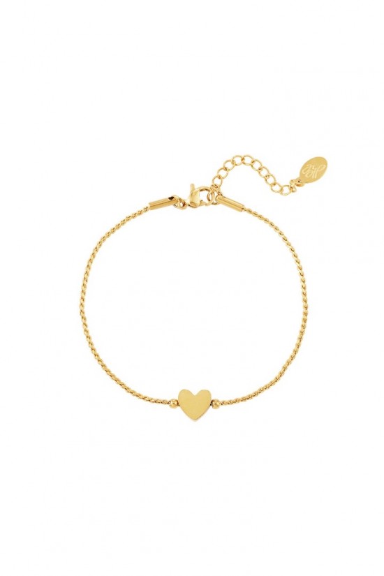 Armband hart goud