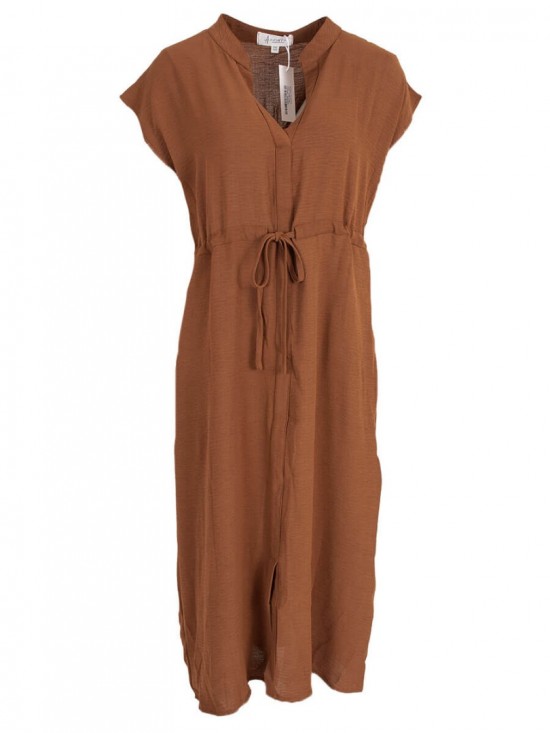 Azzurro jurk bruin