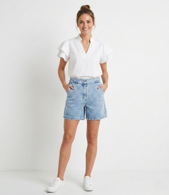 Azzurro denim short