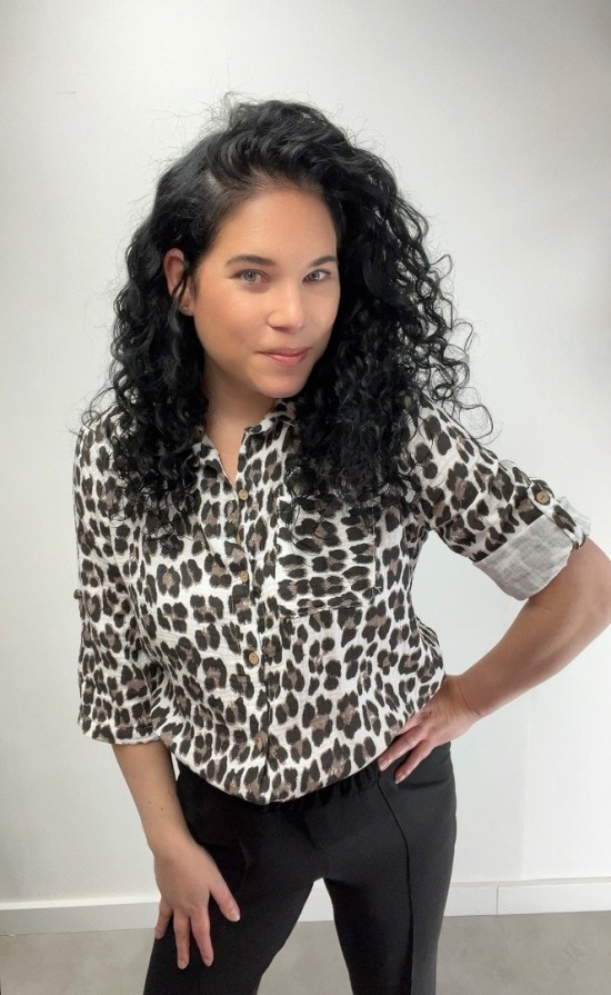 Wauw blouse panterprint
