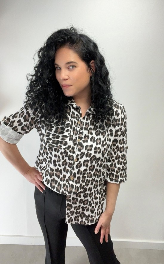 Wauw blouse panterprint