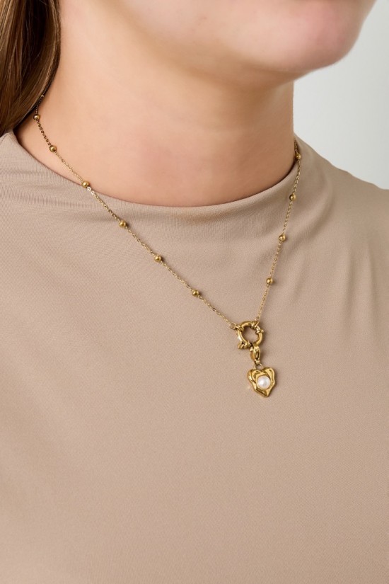 DIY ketting kleine bolletjes goud