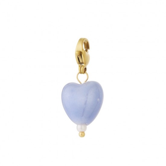 Bedel hart pastel blauw