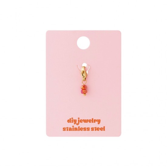 Bedel kristal roze rood