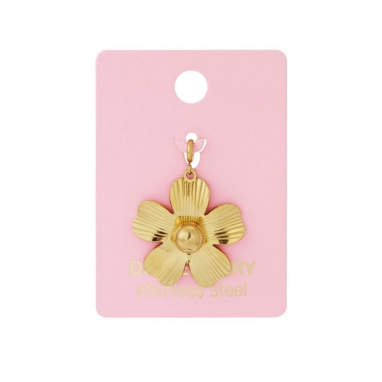 Bedel grote bloem goud