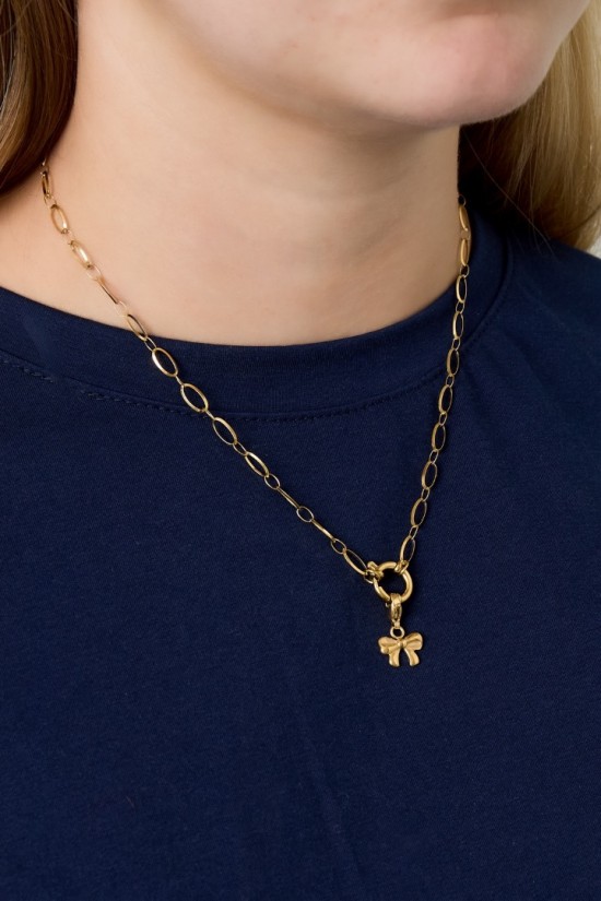 DIY ketting grove schakel goud