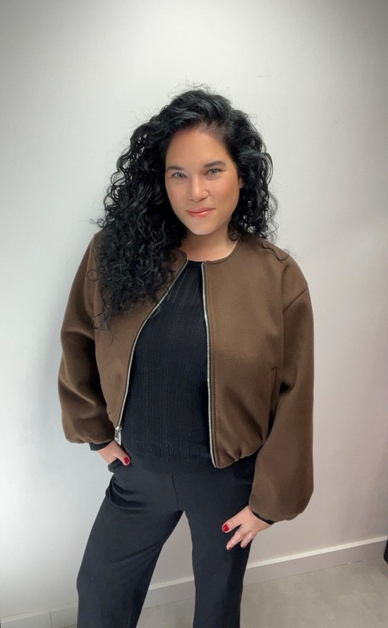 Bomberjas donkerbruin