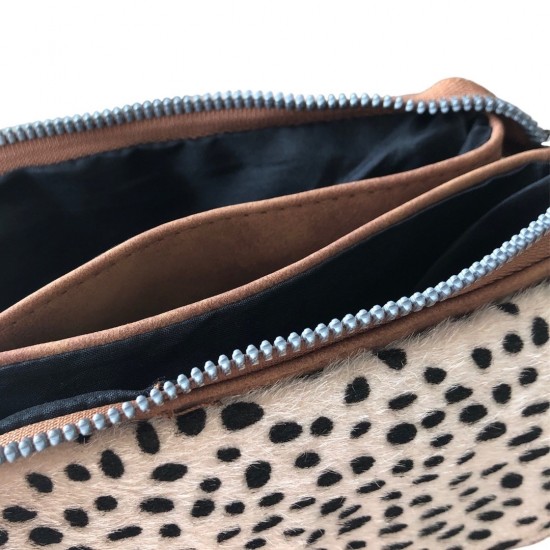 Crossbody tas Cheetah cognac