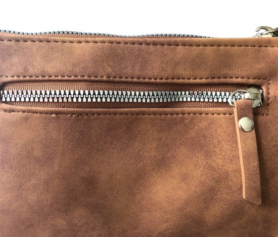 Crossbody tas Cheetah cognac