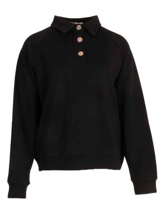 Azzurro polo sweater zwart