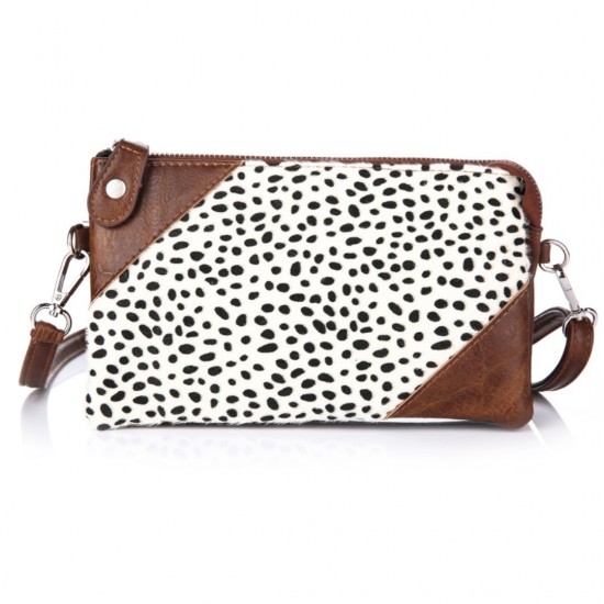 Crossbody tas Cheetah brown