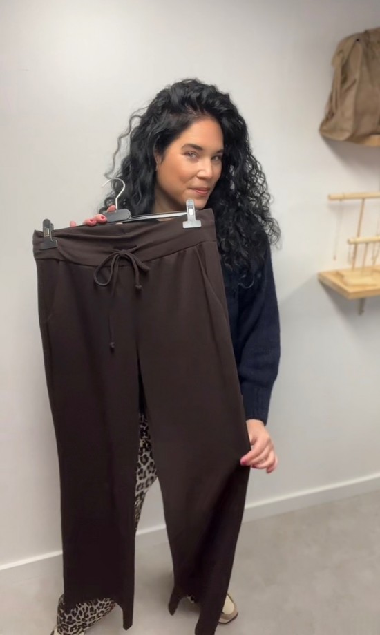 Wauw jogger donkerbruin