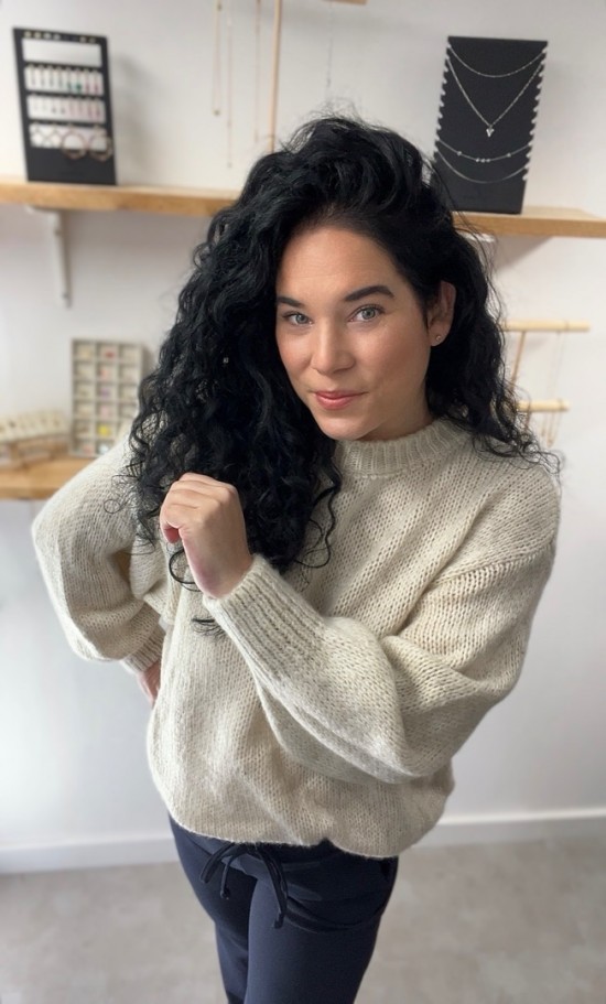 Wauw sweater beige